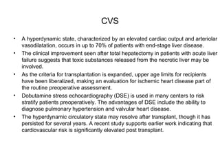 anaesthesia for liver transplantation | PPT