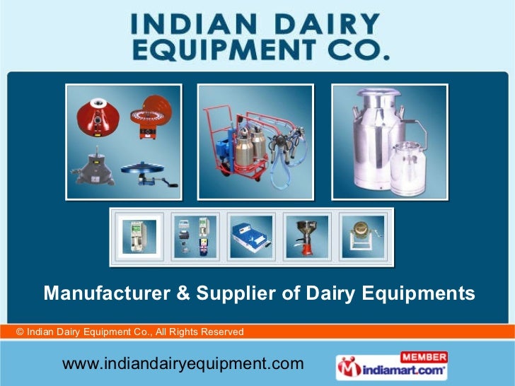 Indian Dairy Equipment Co. Delhi India
