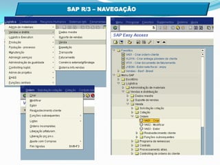 SAP R/3 – NAVEGAÇÃO  
