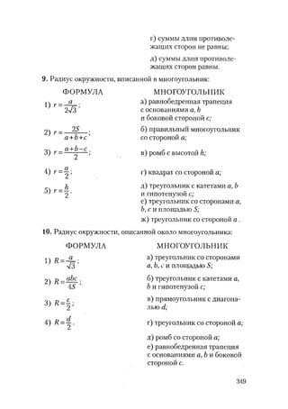485  математика. пособие для подг. к централиз. тестированию и экзамену сиротина и.к-2010 -400с