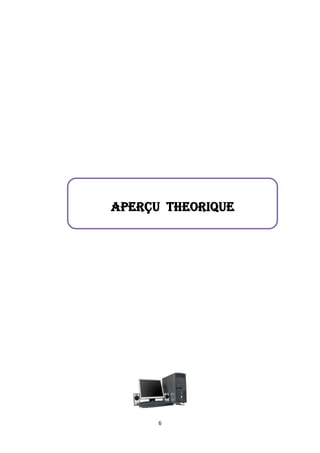 6
APERÇU theoriQUE
 