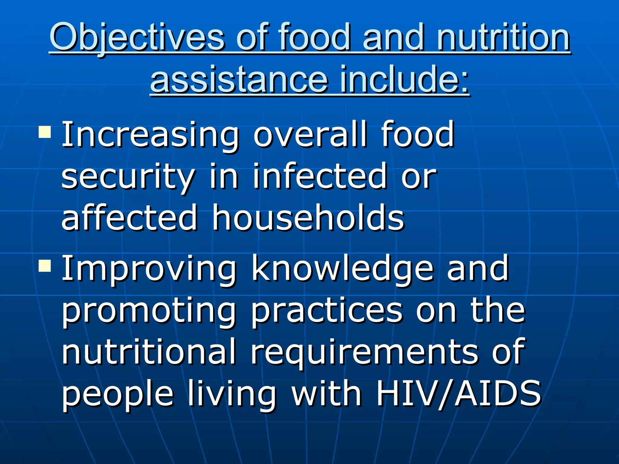 HIV and Nutrition | PPT