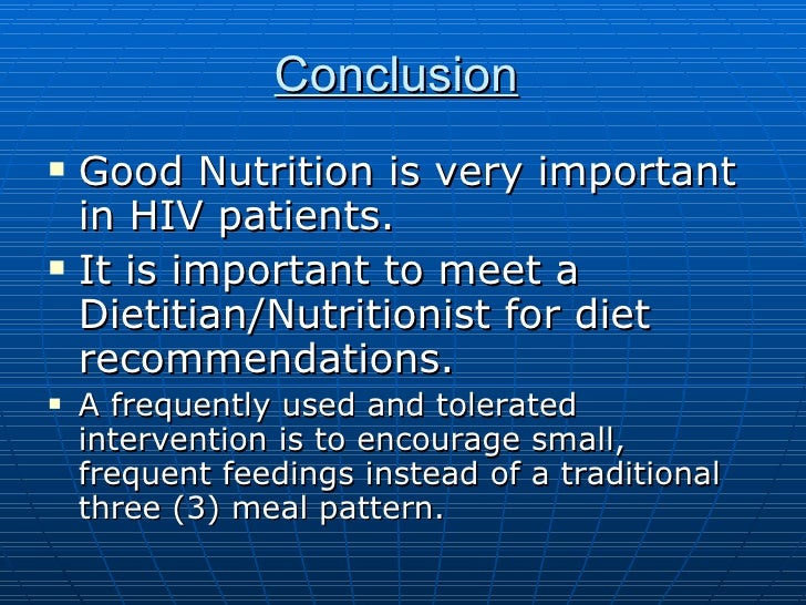 HIV and Nutrition