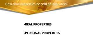writ of execution Rule 39 Rules of Court | PPTX