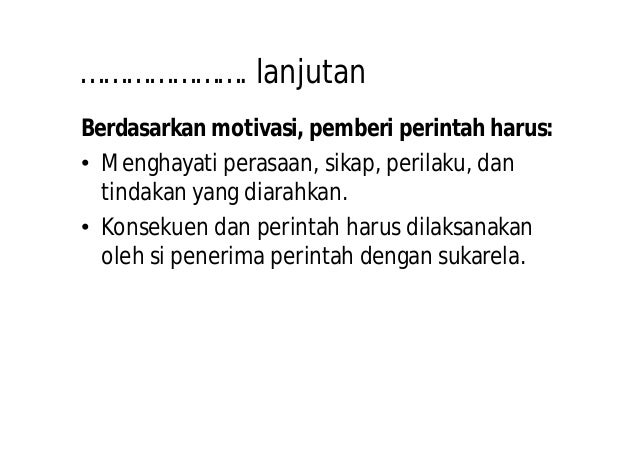 Perintah dan Motivasi: Menghadapi Tugas di Tahun 2024