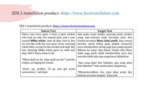 SDL’s translation product: https://www.freetranslation.com
 