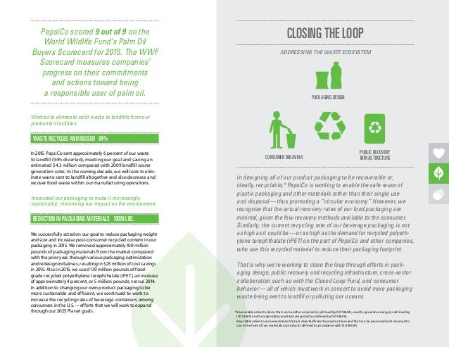 Sustainability Report: Pepsico