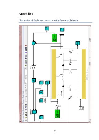 84
Appendix 1
Illustration of the boost converter with the control circuit
 