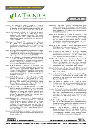 e-ISSN 2477-8982
https://revistas.utm.edu.ec/index.php/latecnica
Revista de las Agrociencias
132
latecnica@utm.edu.ec La T...