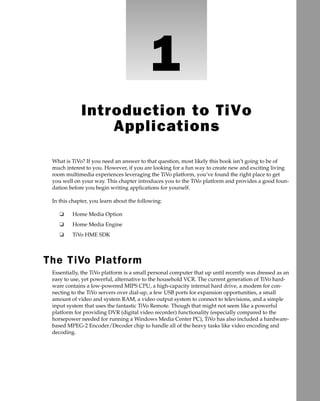 Tivo One Pass Program Guide Beginning Tivo Programming John Brosnan Kyle Copeland | PDF