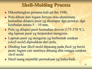 Proses manufaktur logam dan pengecoran logam | PPT
