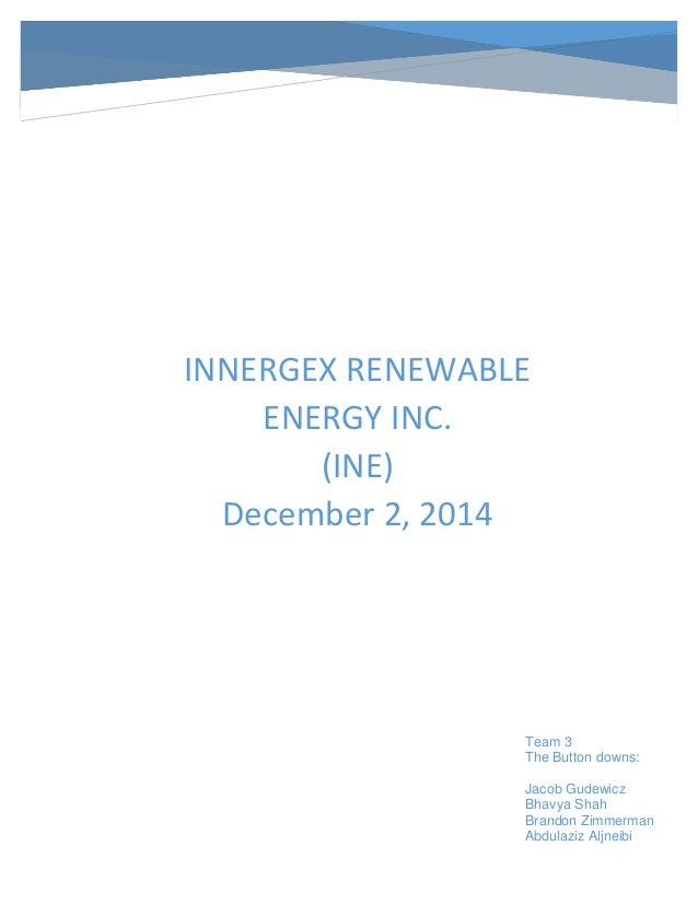 Innergex Renewable Energy Stock Price