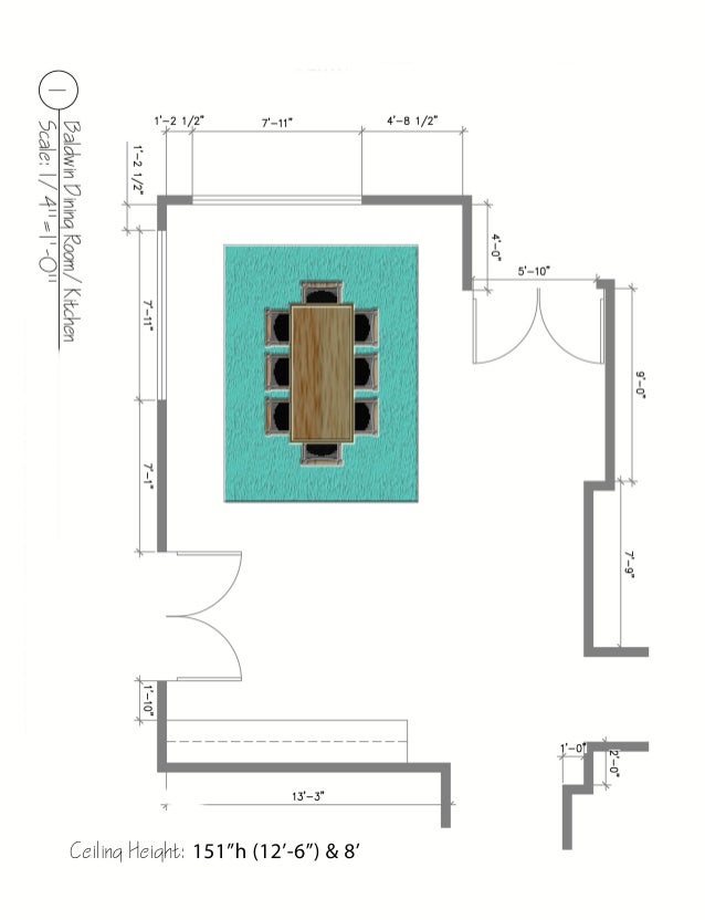 Baldwin Dining Room Layout