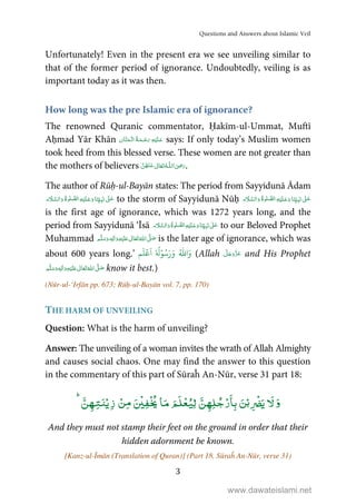 Questions and Answers About Islamic Veil | PDF