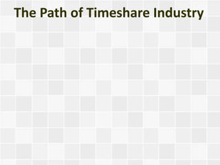The Path of Timeshare Industry
 