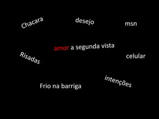 msn

celular

Frio na barriga

 