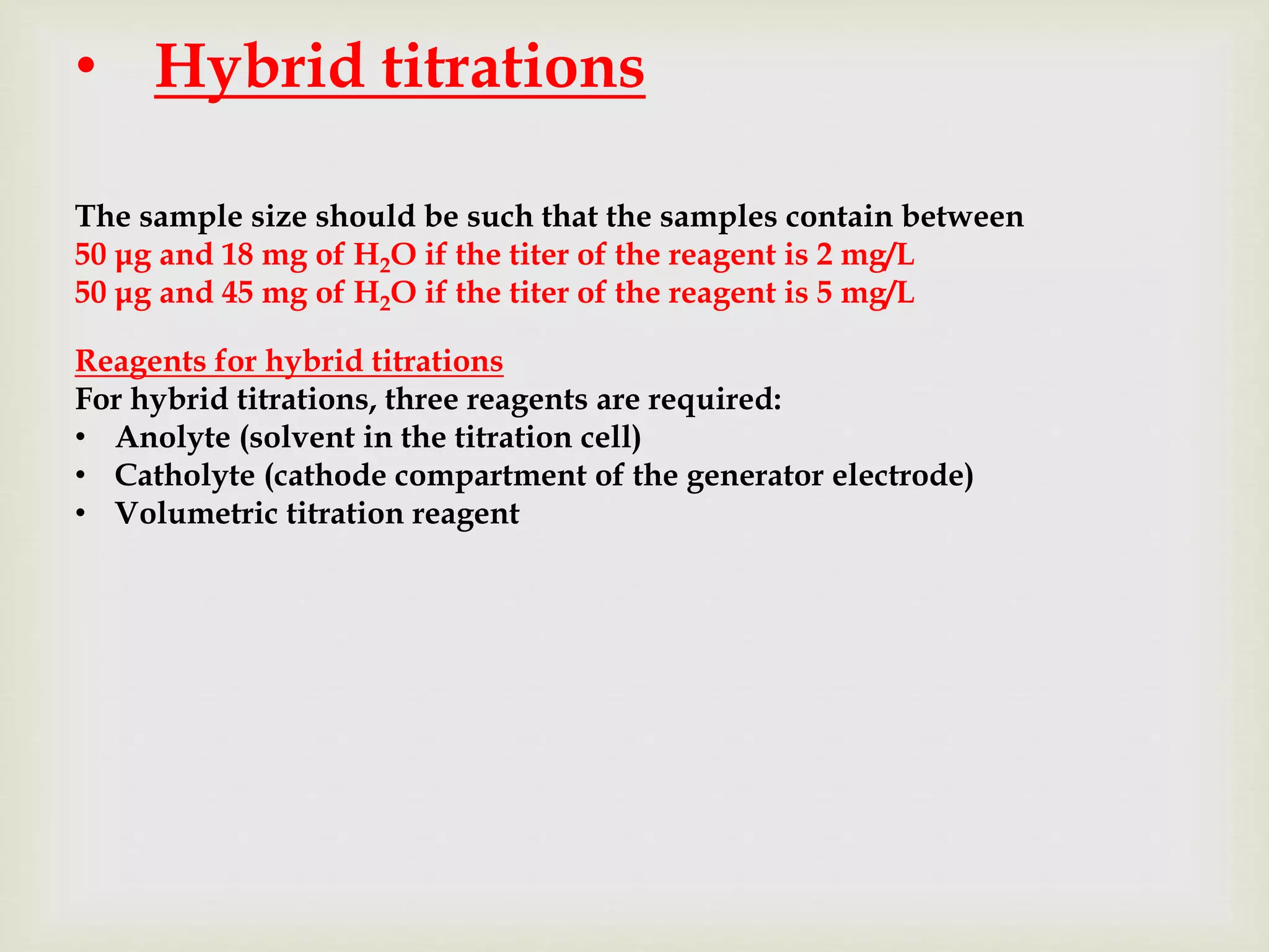 Karl Fischer titration,principle,apparatus, titration types,Endpoint