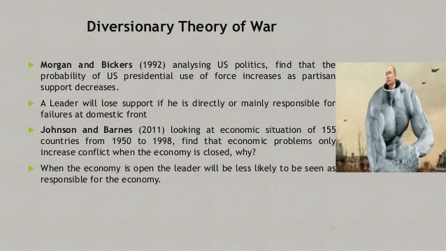 diversionary possibility from war diversionary way of thinking about war