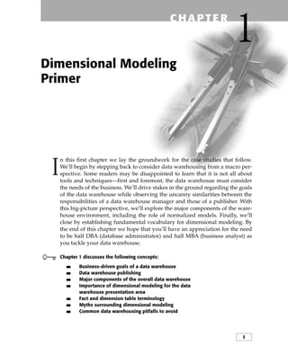 The Data Warehouse Toolkit The Complete Guide To Dimensional Modeling ...