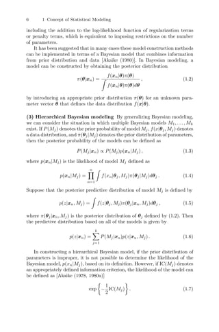 Information Criteria And Statistical Modeling Sadanori Konishi | PDF