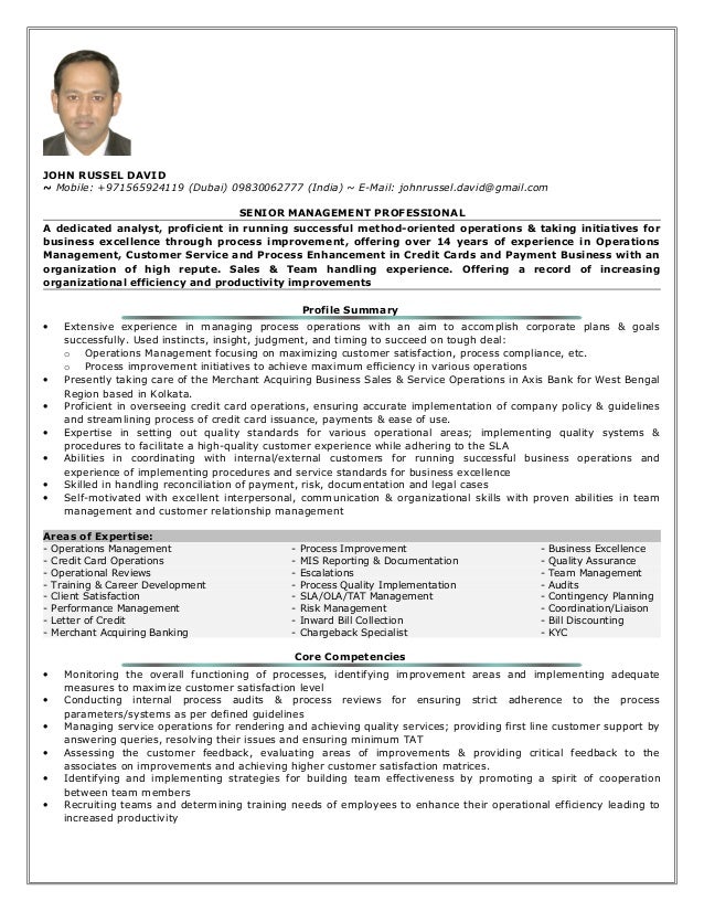 credit card sales resume sample