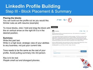 LinkedIn Profile Builder-Final | PPTX