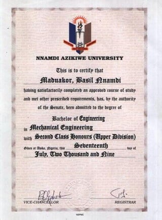 B.Eng Certificate | PDF