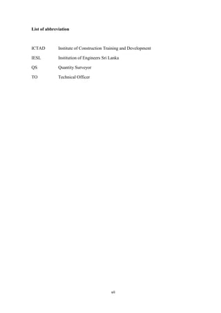 Report-Shortage of Skilled Labour in Construction Industry of Sri Lanka ...