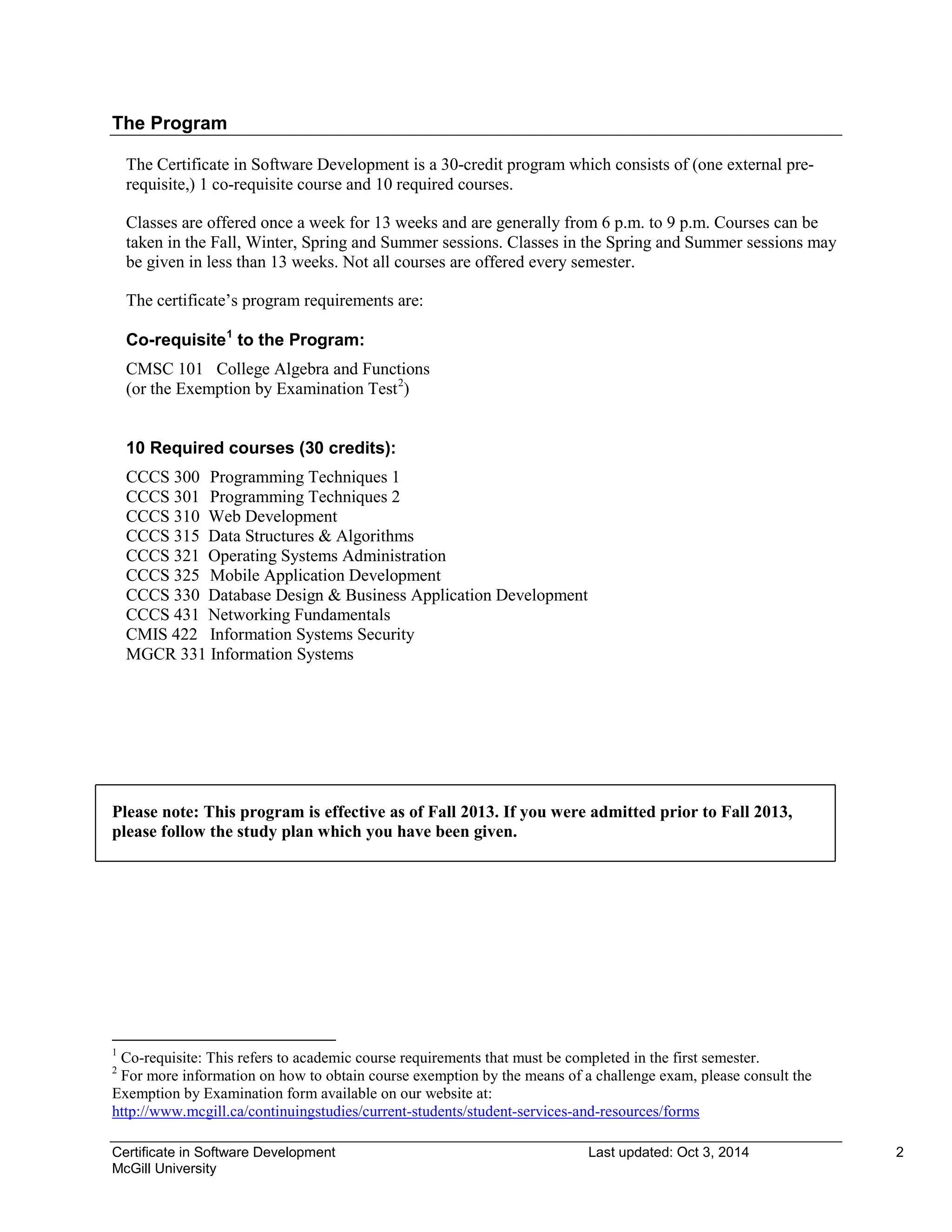 cert_softwaredevelopment_oct32014 | PDF | Web Development | Internet