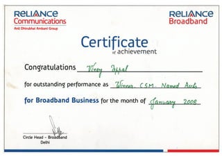Reliance_Certificate