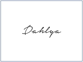 Dahlya  SS15