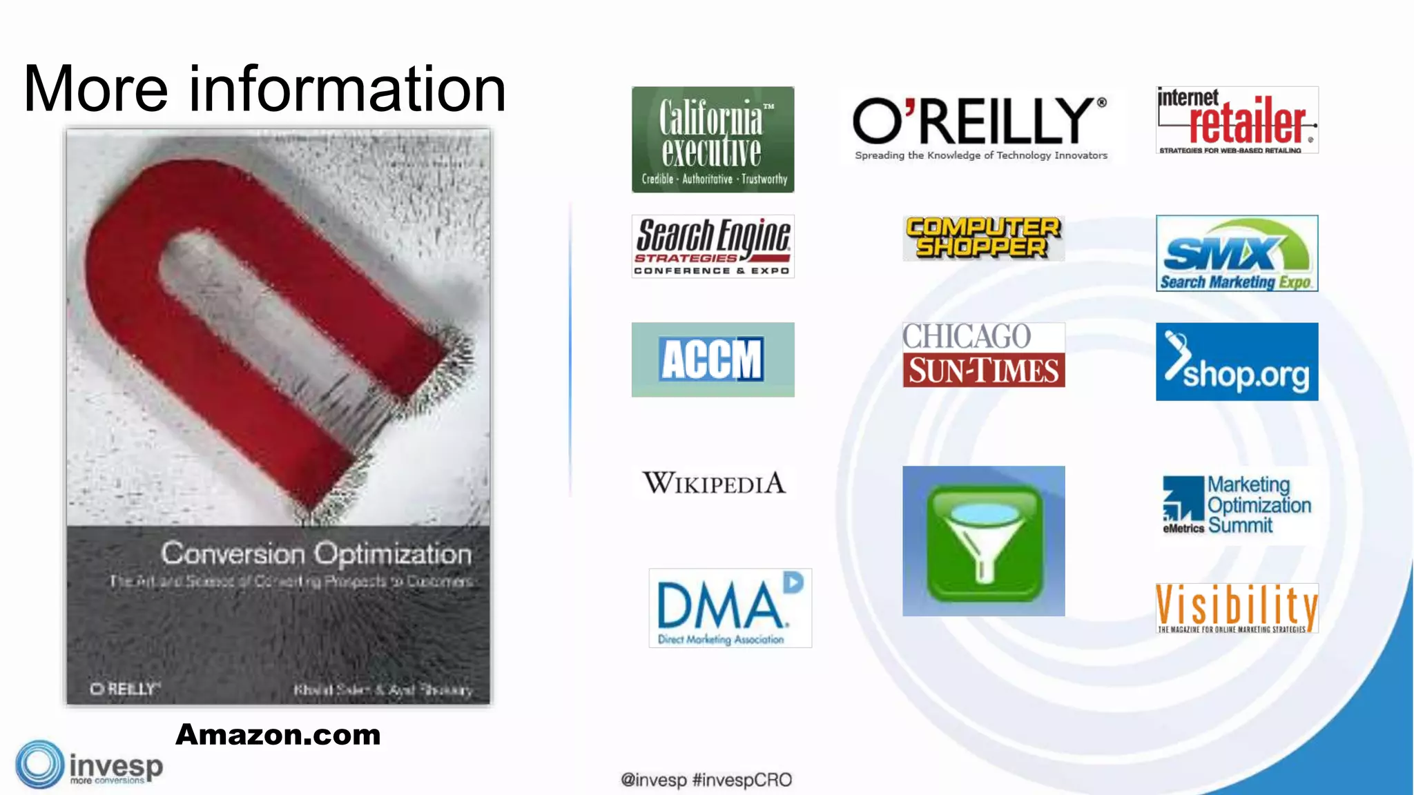 More information
Amazon.com
 