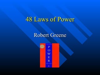 48 Laws of Power Robert Greene 