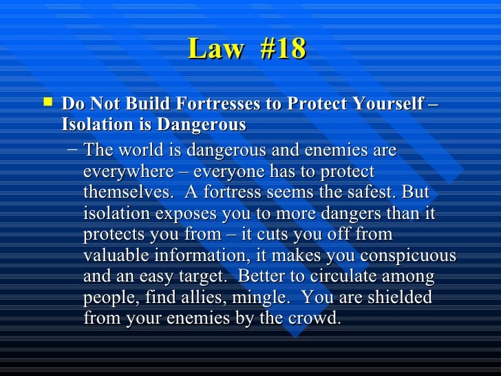 48 Laws Of Power