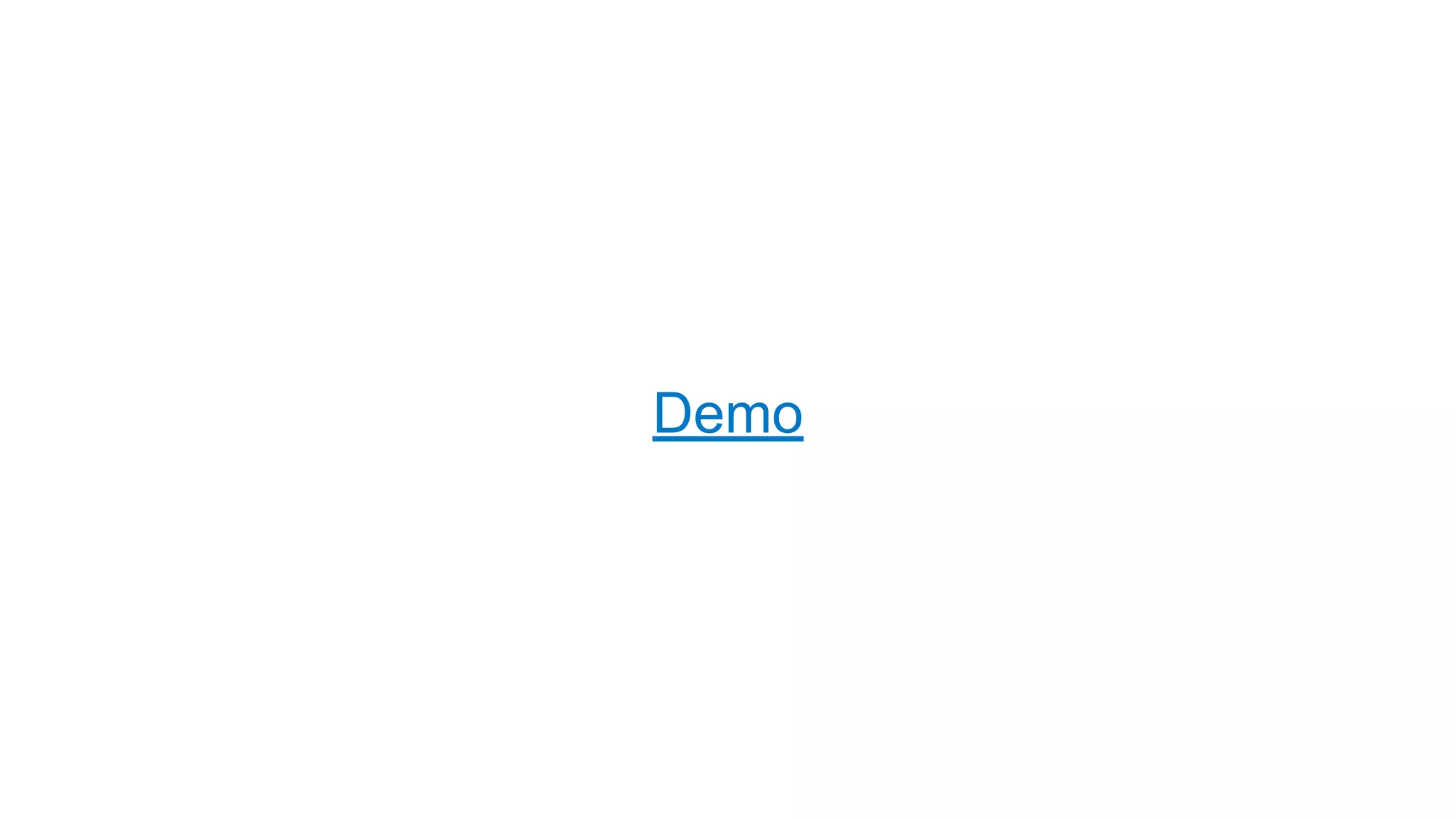 Demo
 