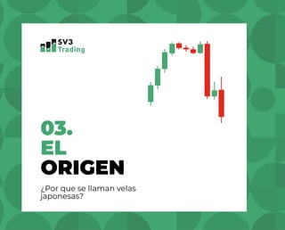 03.
EL
ORIGEN
¿Por que se llaman velas
japonesas?
 