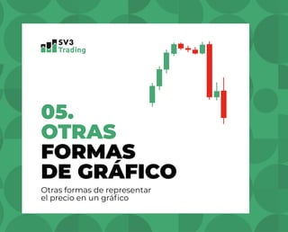 05.
OTRAS
FORMAS
DE GRÁFICO
Otras formas de representar
el precio en un gráfico
 