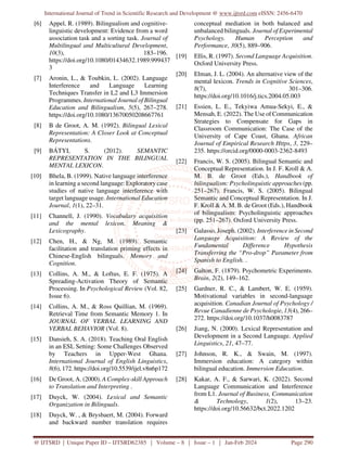 The Impact of L1 Interference on Second Language Learning A Case Study ...