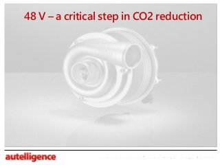 48 V – a critical step in CO2 reduction
 