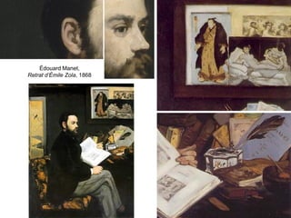 Édouard Manet,
Retrat d’Émile Zola, 1868
 