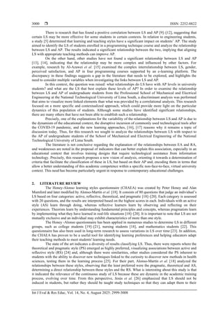 Learning styles and academic performance: a correlational study among ...