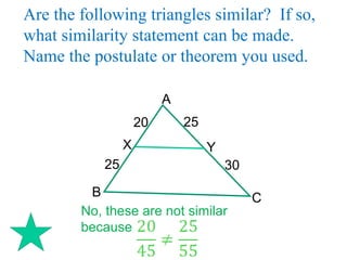 Similarly Math SIMILAR TRIANLES MATHEMATICS IN EMGLISH.ppt