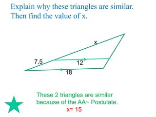 SIMILAR TRIANLES MATHEMATICS IN EMGLISH.ppt