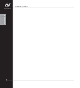 THE MINELAB EXPLORER II
8
INTRODUCTION
1
www.minelab.com
 