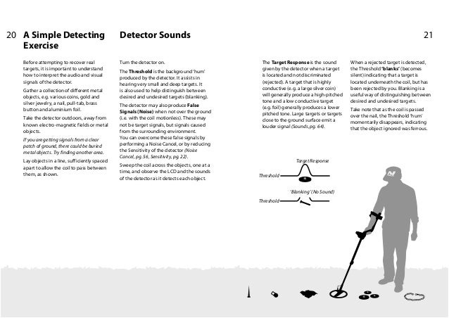 Instruction Manual, Quick Start Guide, Minelab Explorer SE Metal Det…