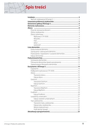 Instruction Manual Minelab XChange 2 User Manual Polish Languagel we…