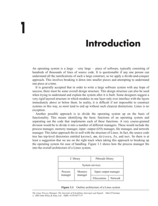 Linux Process Manager The Internals Of Scheduling Interrupts And ...