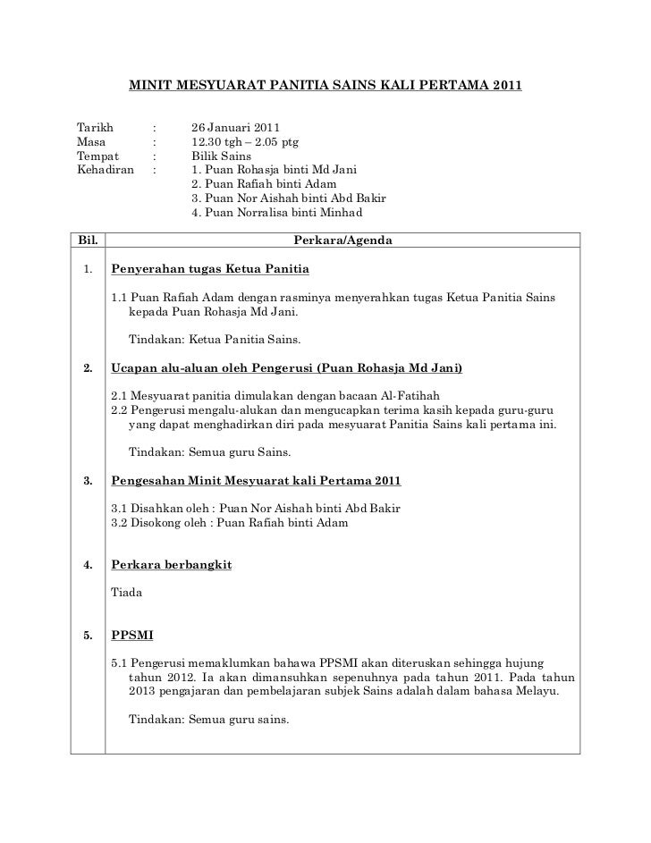 49073081 Minit Mesyuarat Panitia Sains Kali Pertama 20111 12031922354