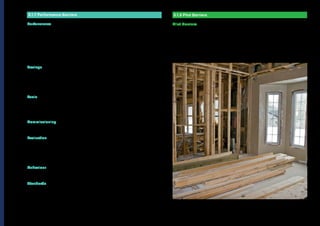 12
5.1.8 Pilot Barriers
Pilot Barriers
We need to move on from pilots and into the demonstration phase, with more
focus on delivery. There are not enough good examples and too many pilots
with too few final solutions. We need to manage the deployment of and carefully
manage the publicity and expectations around new technologies. Bad exemplars
and bad publicity has led to set-backs for the whole industry. An additional barrier
is the lack of influential and trustworthy forerunners.
5.1.7 Performance Barriers
Performance
There is a performance gap between estimated and actual performance resulting
from measures not performing as they should, poor installation, occupants not
understanding how to operate the technologies installed, etc. Incorrect advice
can be given by the assessor, Energy Performance Certificate, installer, etc or
the chosen technology may not be suitable for the household. Inefficient products
are available on the market and products may be overlooked that are not listed
within the assessment tools such as appendix Q of SAP.
Savings
Actual energy savings can be different to those calculated. Are the savings
accurate and can savings be realised? Costs can be exaggerated, relative
rather than accurate savings are used and we don’t have accurate benchmarks
or modelling.
Tools
The modelling tools used to calculate carbon savings and performance are
inaccurate, and poor tools are available for ventilation, condensation, cold
bridging, etc.
Commissioning
Poor commissioning of the systems is a barrier
Evaluation
Lack of evaluation and post occupancy assessment beyond the short term
installation of measures limits the potential for scalability and development of
best practice. Learning is not captured due to the lack of a positive feedback loop
when things go well.
Behaviour
Advice on behaviours is poor and acts as a barrier to performance.
Standards
Insufficient quality assurance, low standards and specifications are additional
barriers.
Breaking Barriers | Summary Report, May 2013
 