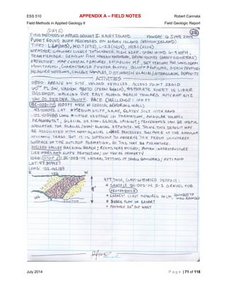 Field Geology Report_R | PDF